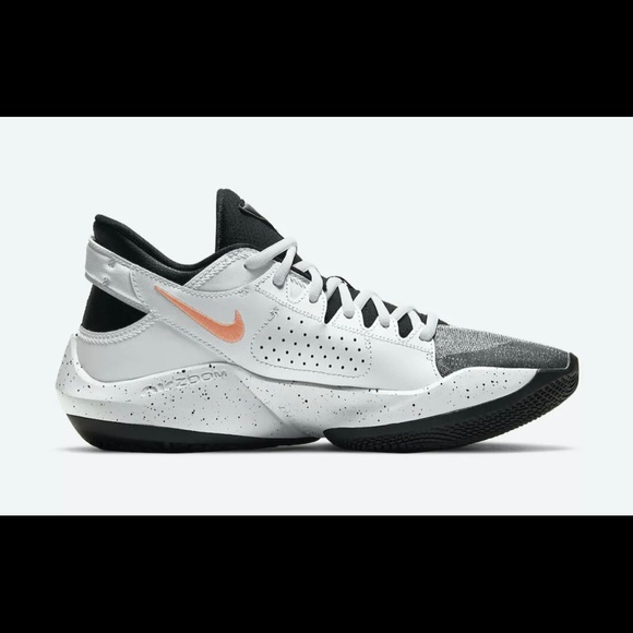Nike Zoom Freak 2 Basketball Shoes White/Black/Bright Mango CK5424 101 Men's Szs - Picture 2 of 7